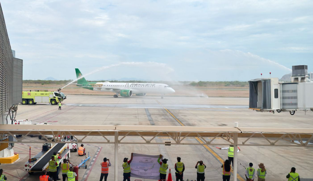 Mexicana de Aviación inaugura ruta directa entre Hermosillo y el Aeropuerto Felipe Ángeles