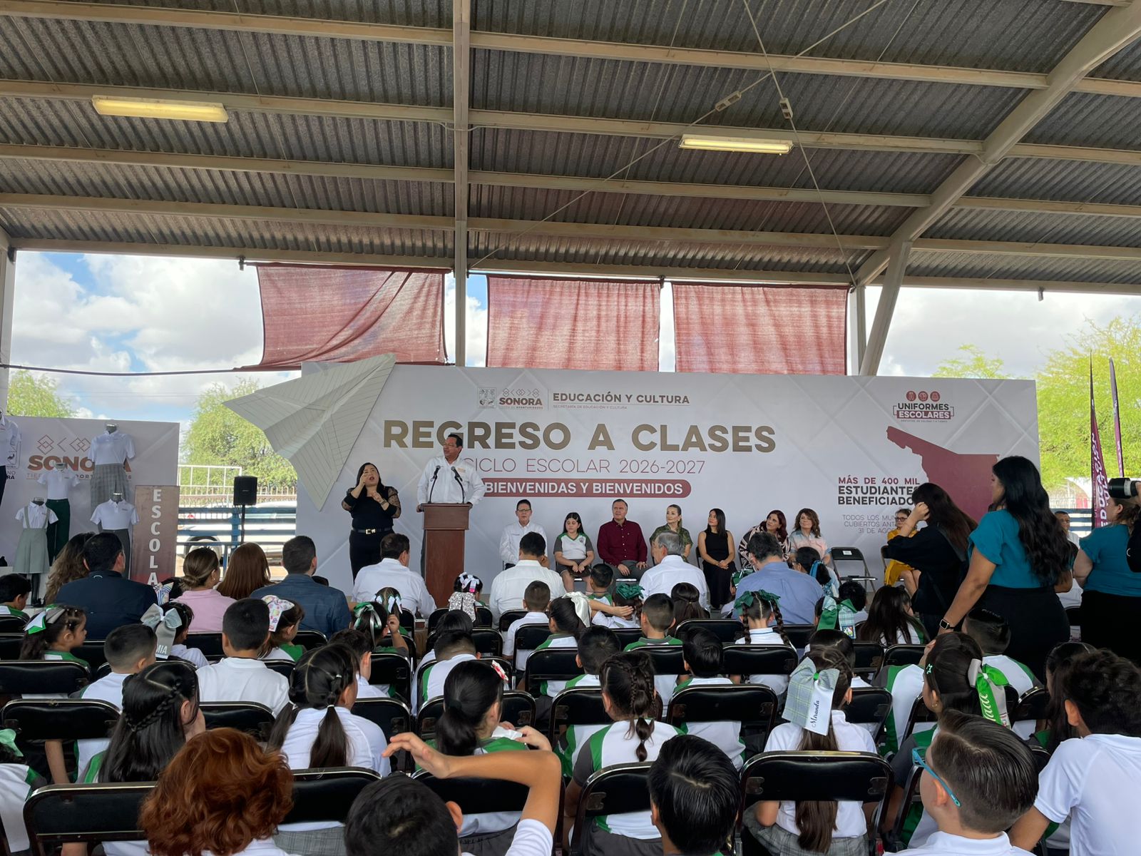 Ciclo escolar 2026-2027: Más de 500 mil estudiantes regresan a clases en Sonora