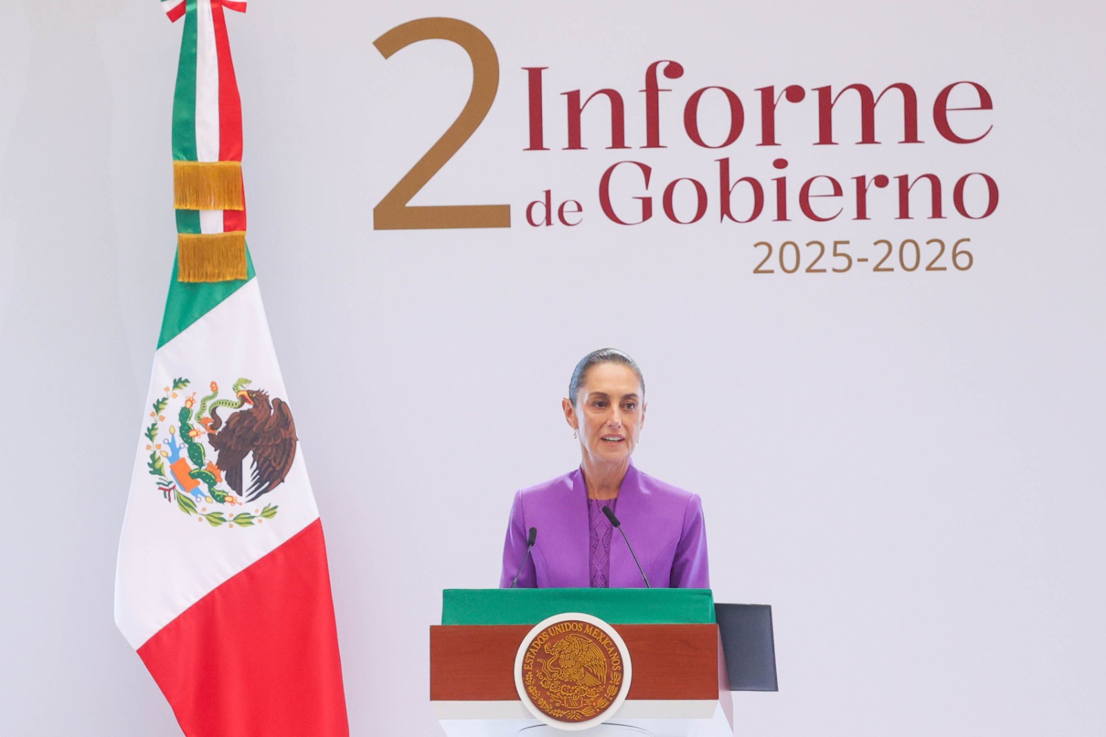 Sheinbaum destaca avances económicos, laborales y de infraestructura en su Segundo Informe