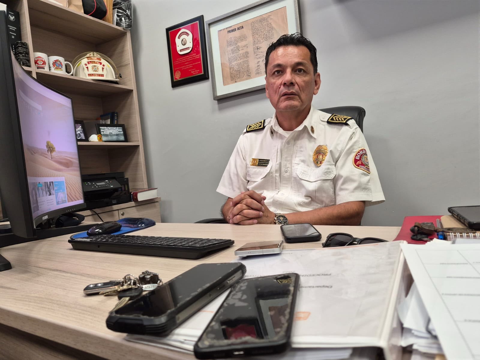 Bomberos de Hermosillo se encuentran listos para atender emergencias por huracán ‘Polo’