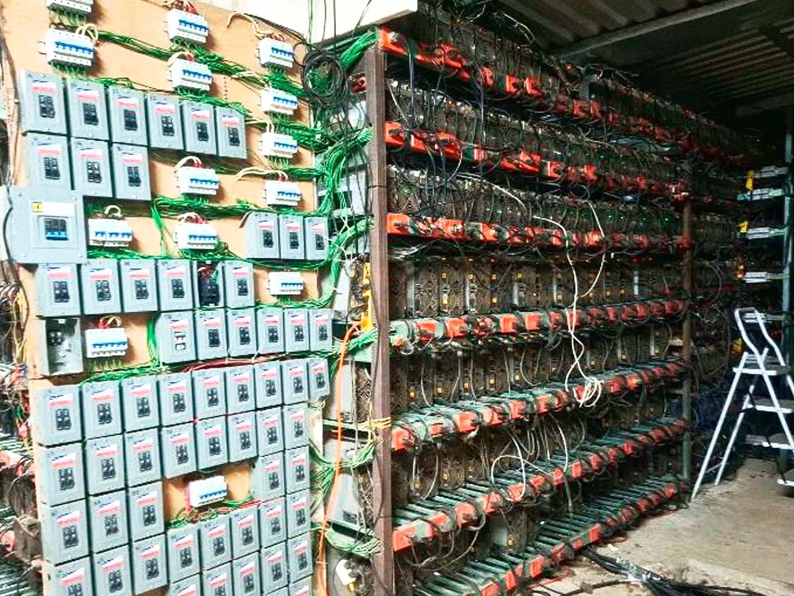 Autoridades desmantelan granja de criptomonedas con hasta 300 computadoras en Puebla